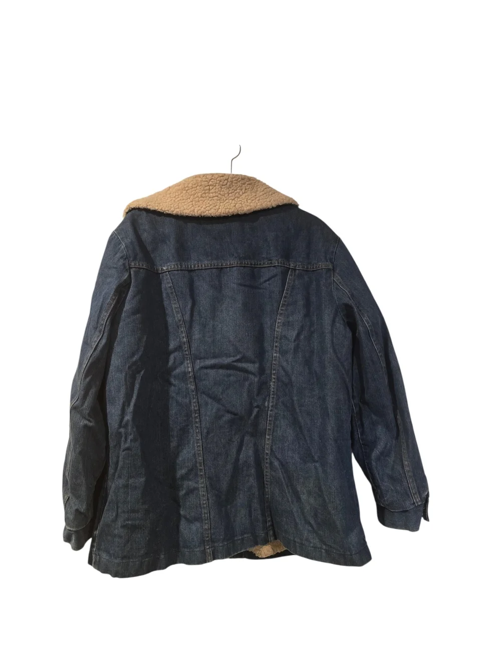 Wrangler Sherpa Lined Denim Jacket Men’s XL Western Trucker Ranch Coat
